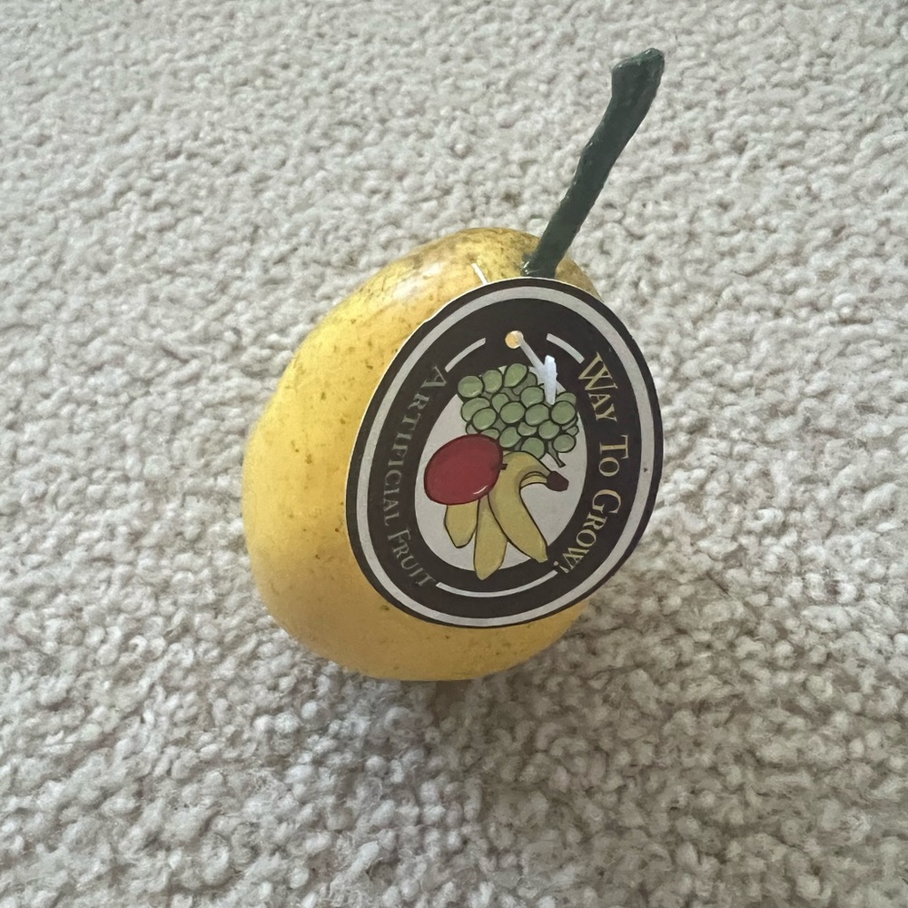 Set of 4 Faux Pears | Hobby Lobby “Way to Grow” Artificial Fruit - Picture 3 of 5